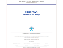 Tablet Screenshot of carpetasweb.com.ar